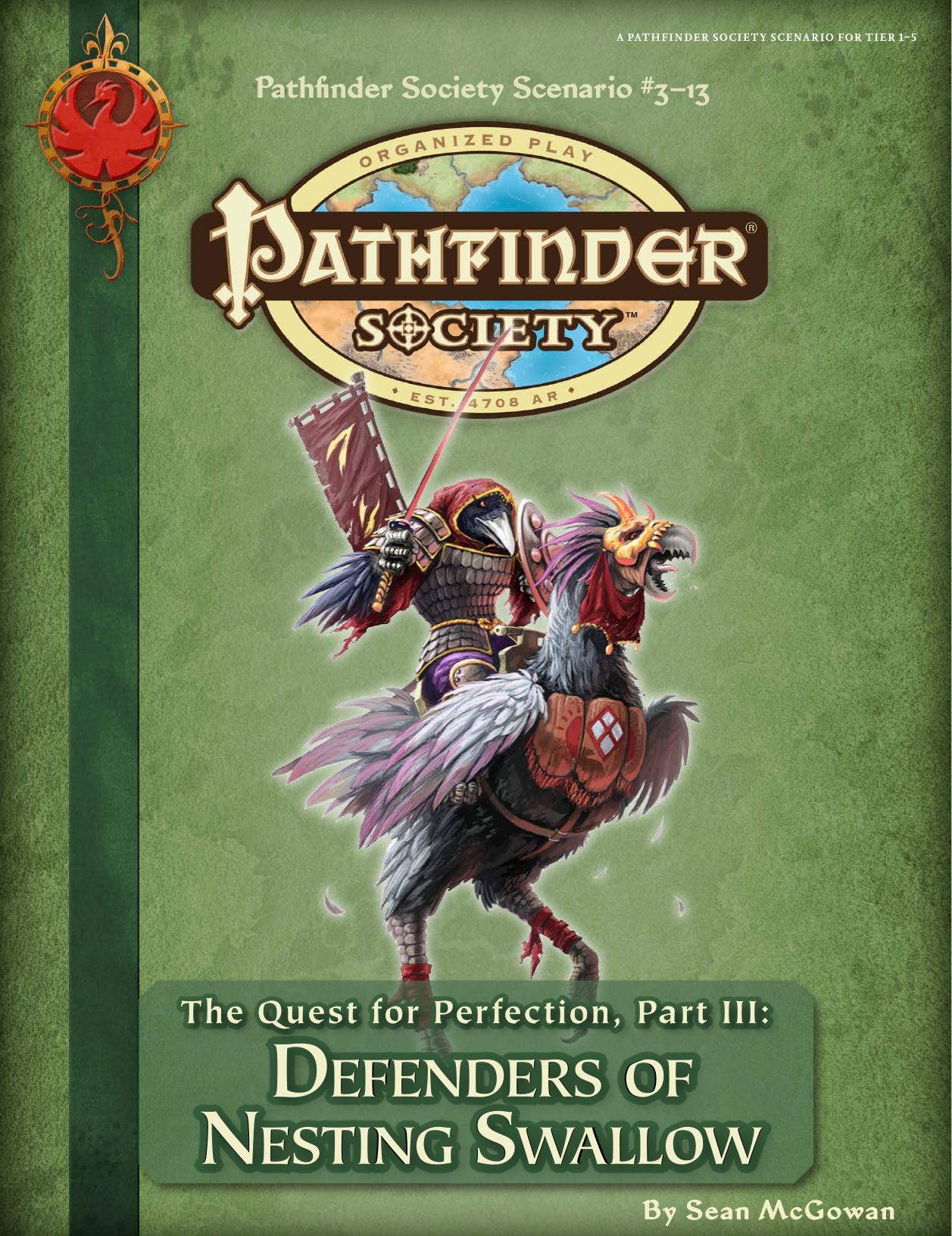 S03-13 The Quest for Perfection—Part III; Defenders of Nesting Swallow