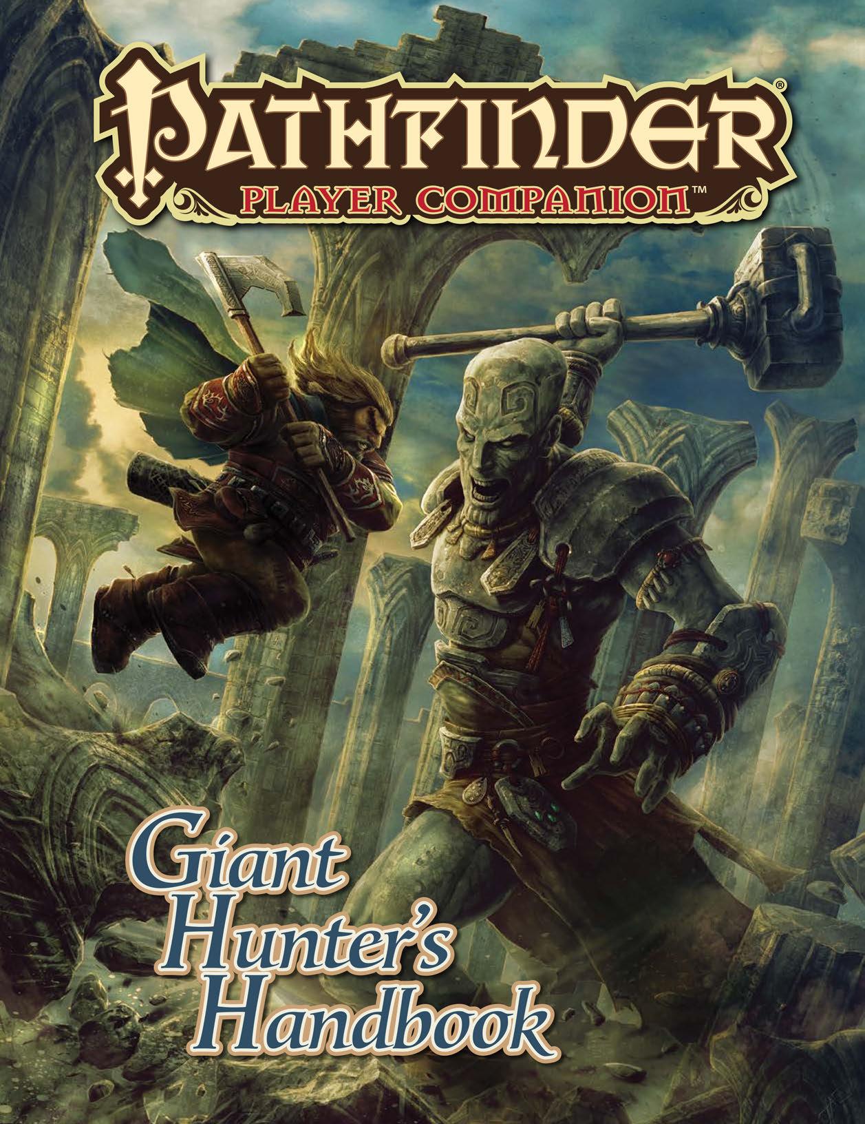 PZO9453 Giant Hunter's Handbook