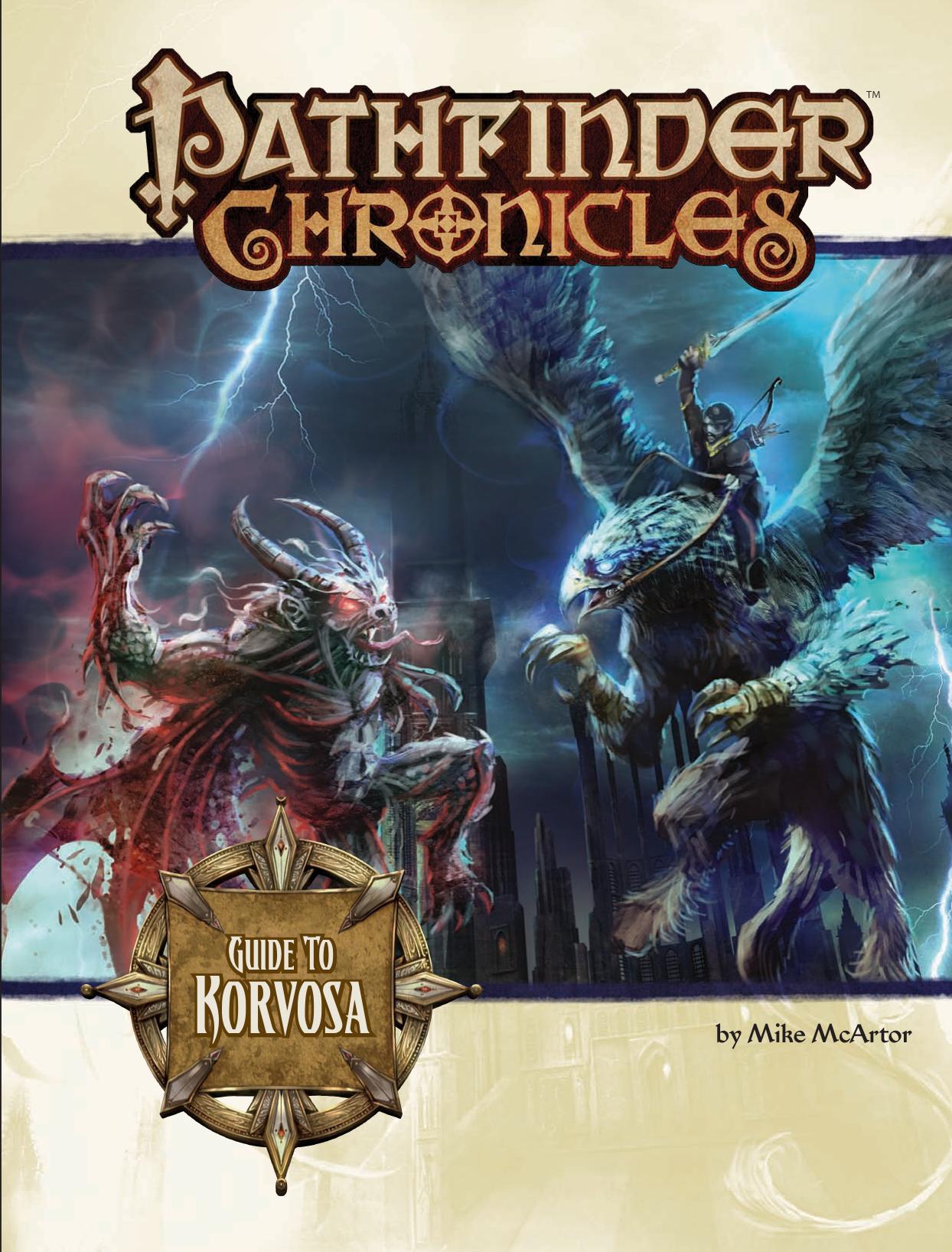 PZO1106 Guide to Korvosa