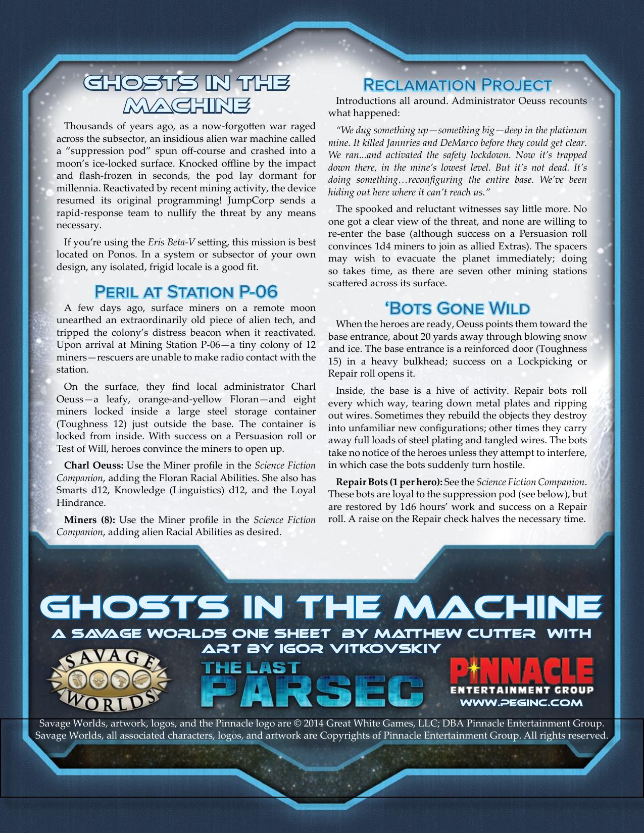 Ghosts In The Machine