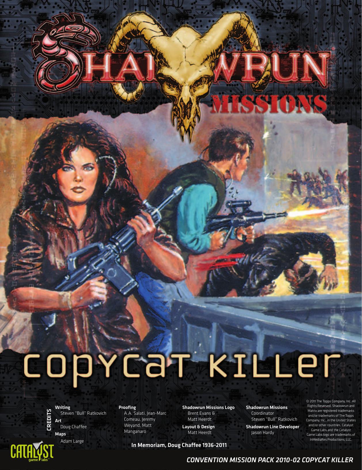 Convention Mission Pack: Copycat Killer (CMP 2010-02)