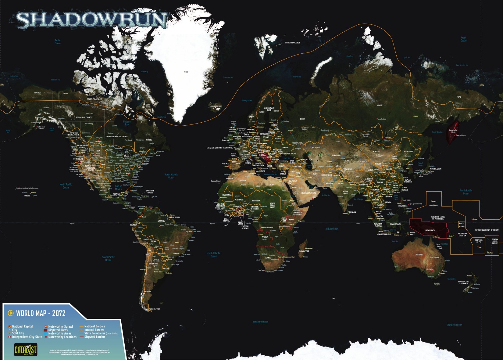 6WA World Map Poster.indd