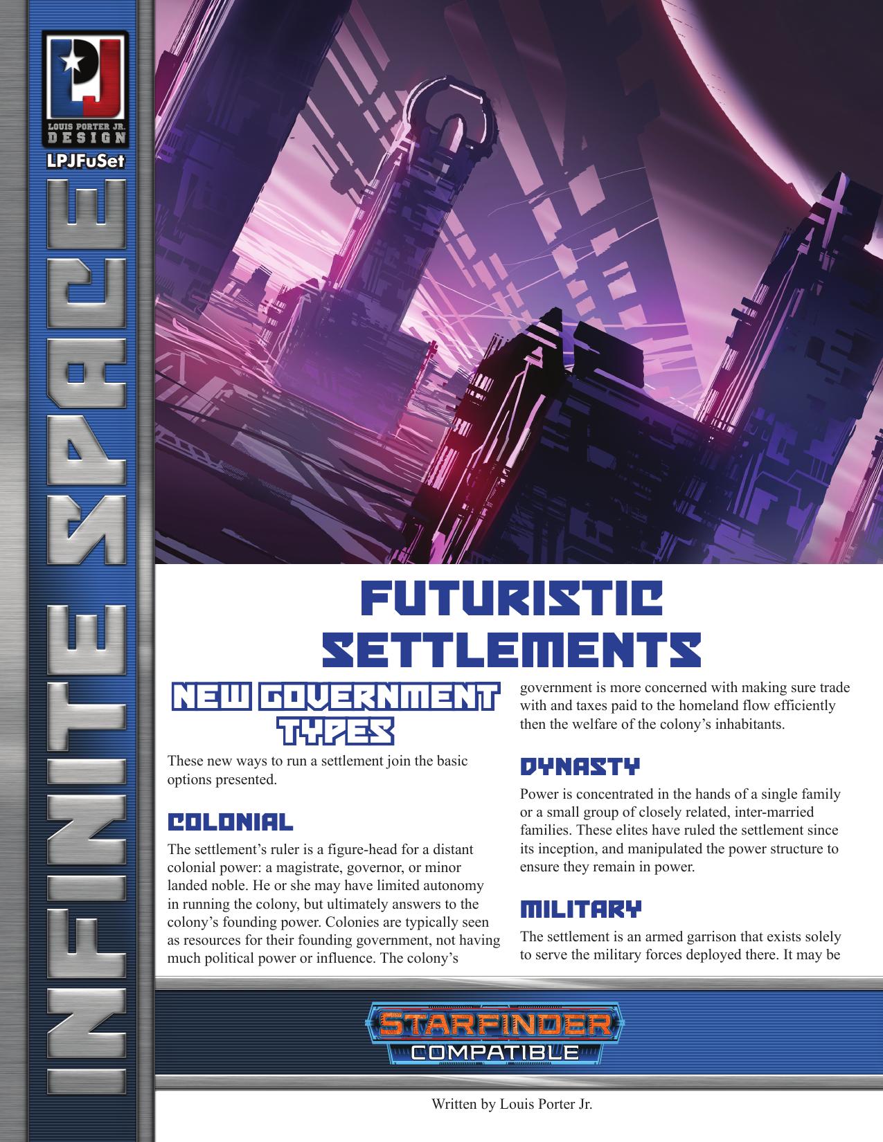 Futuristic Settlements