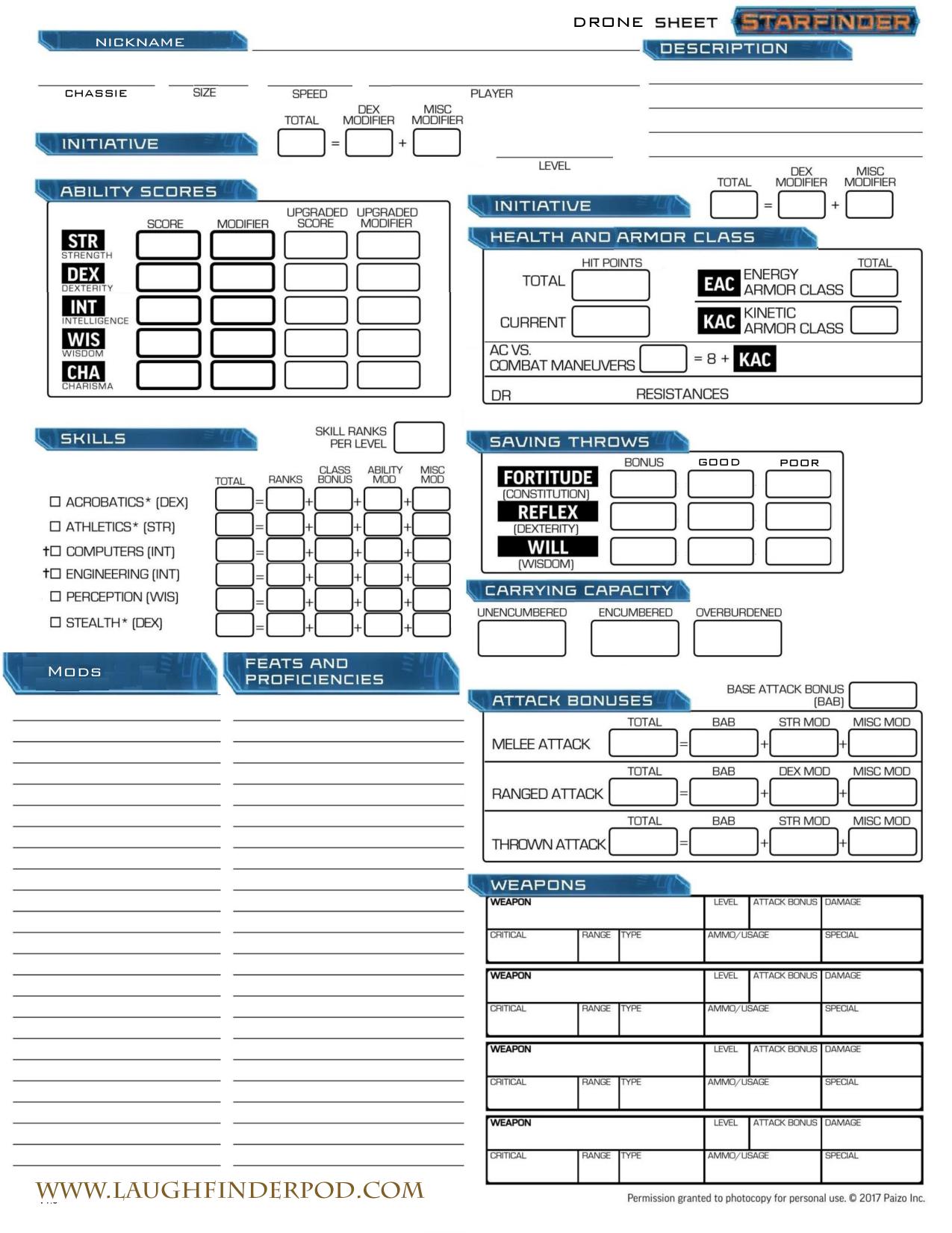 Drone Sheet Static