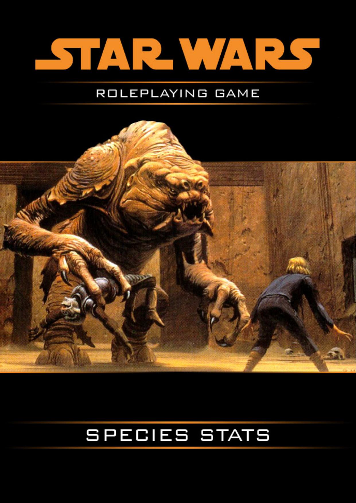 Star Wars RPG (D6) - Species Stats