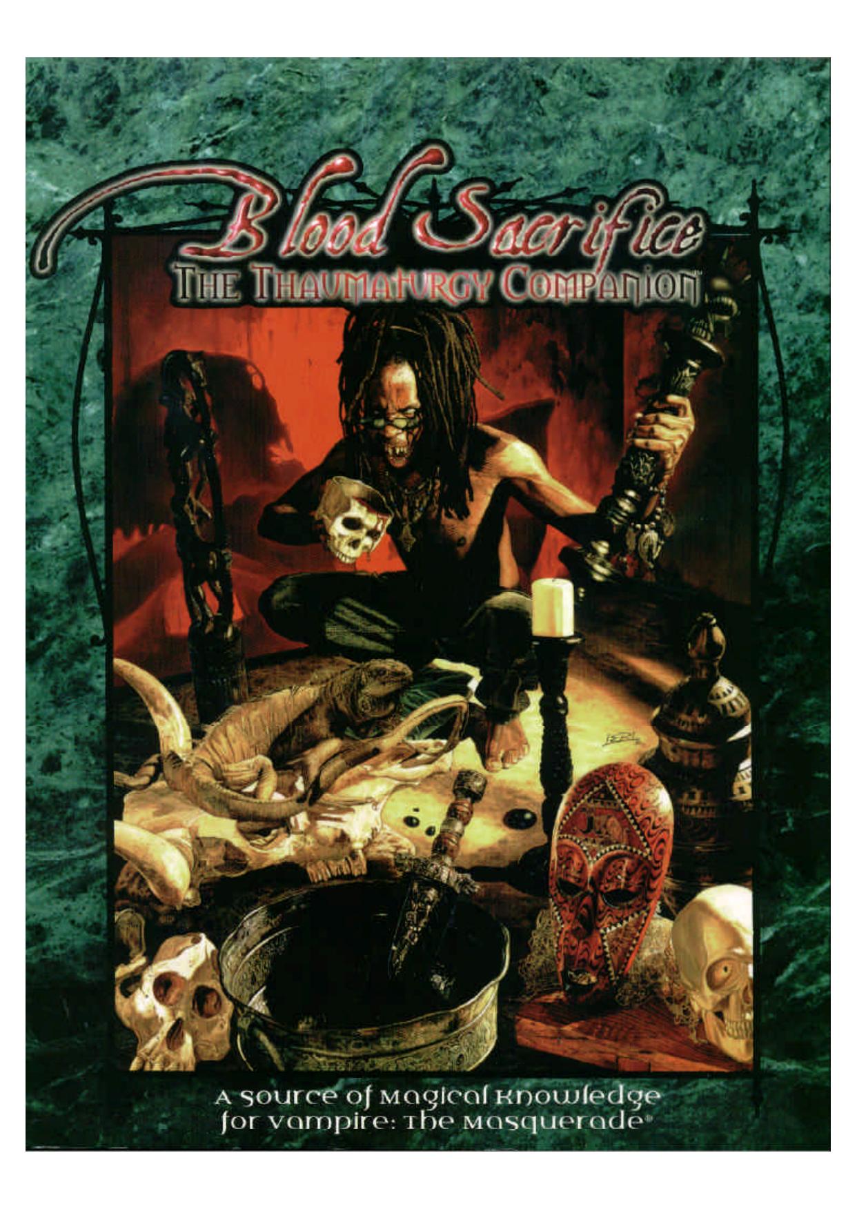 Blood Sacrifice: The Thaumaturgy Companion