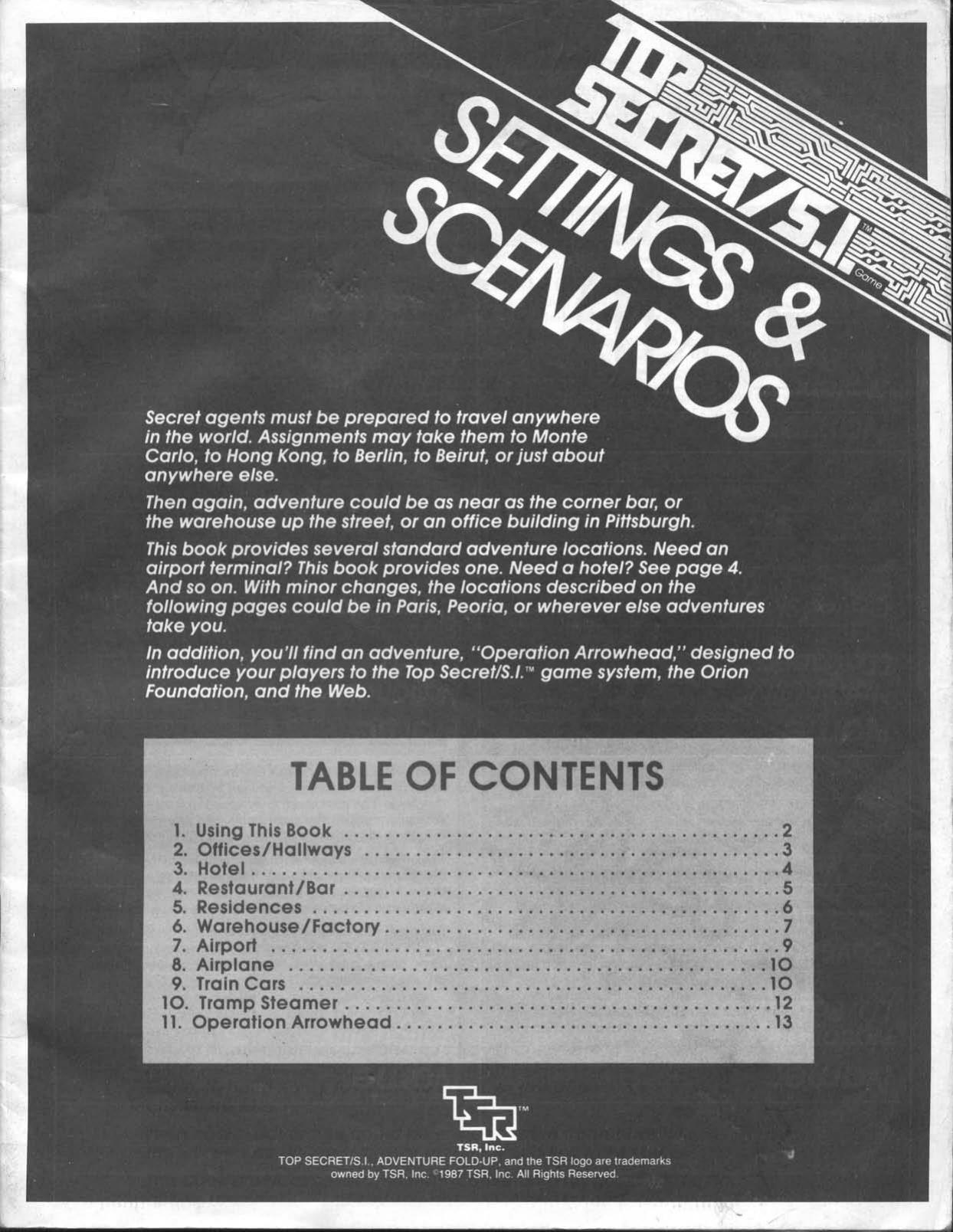 TSR-7006 Settings & Scenarios (Boxed Set)