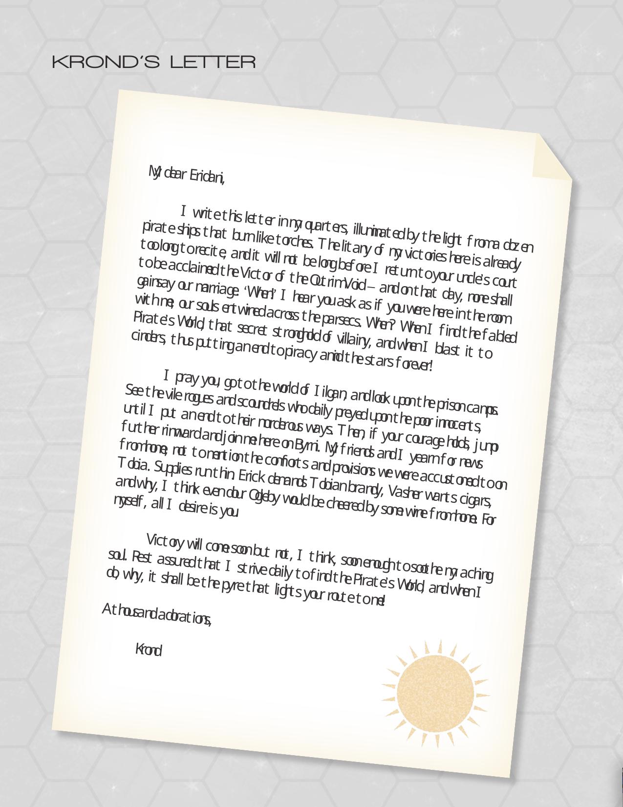 Kronds Letter