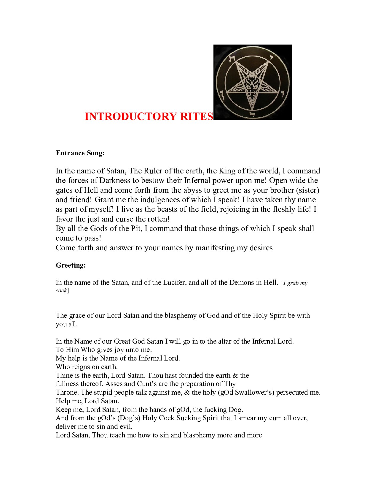 Solo Black Mass