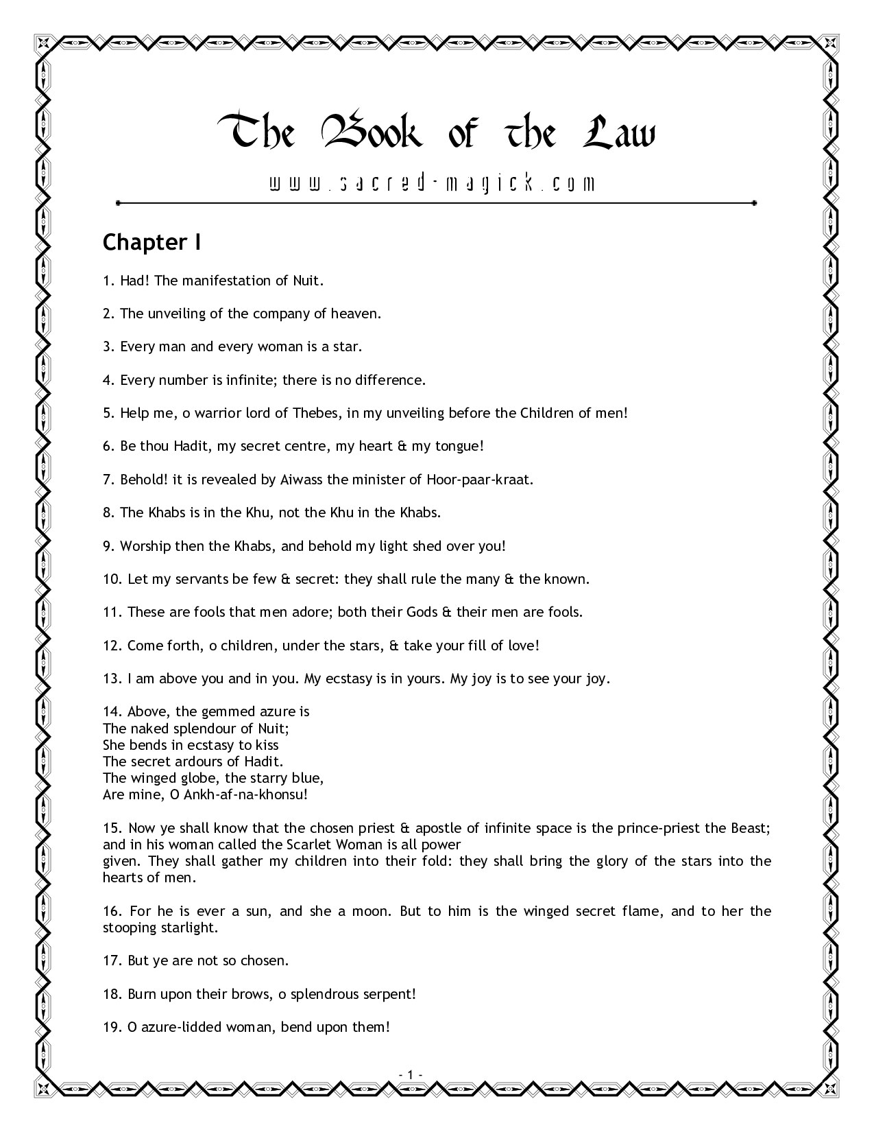 The Book of the Law