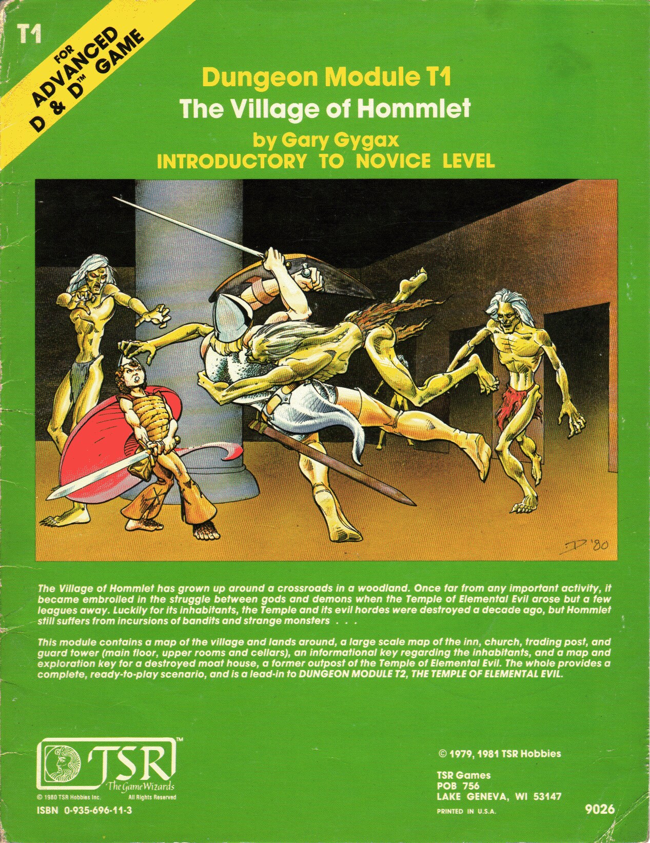 T1 - The Village of Hommlet