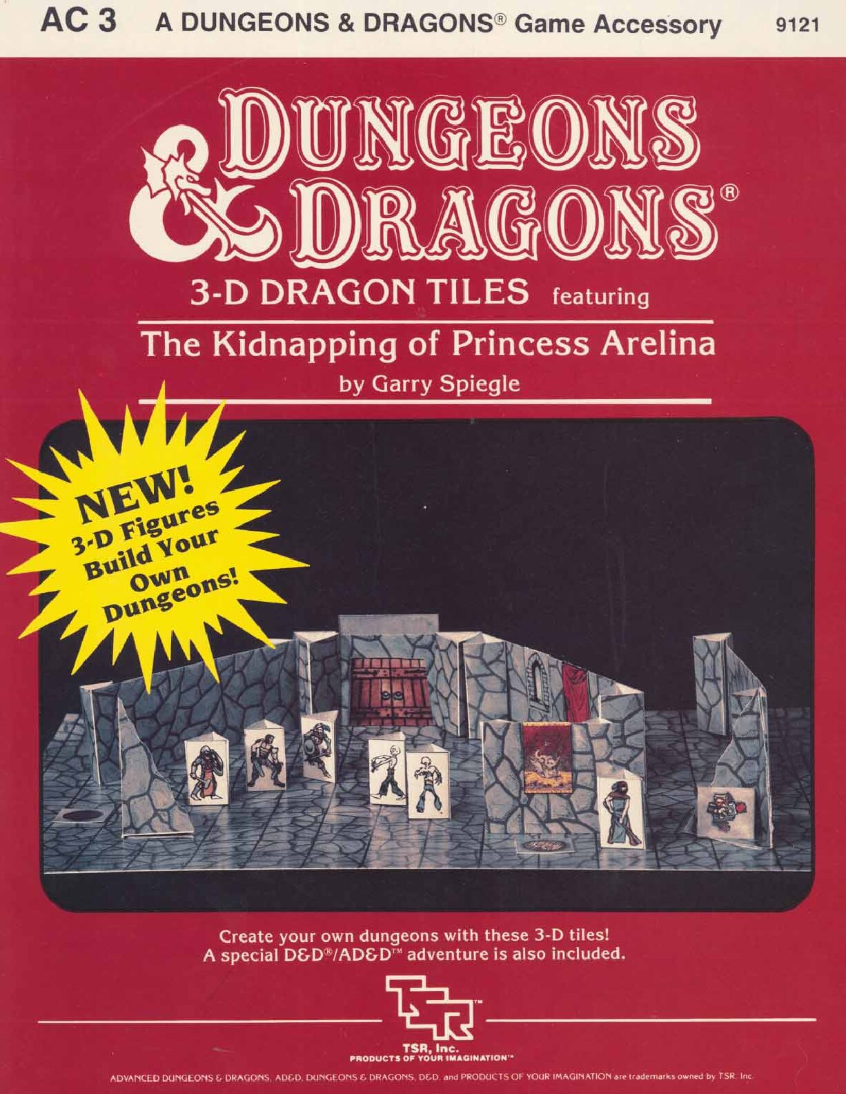 TSR 9121 AC3 The Kidnapping of Princess Arelina (Dragon Tiles I)