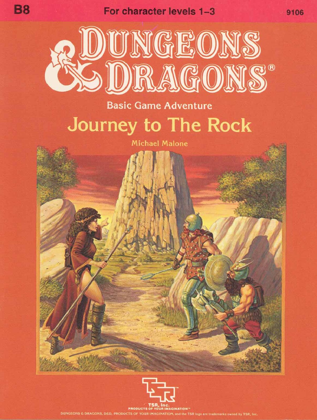TSR 9106 B8 Journey to the Rock