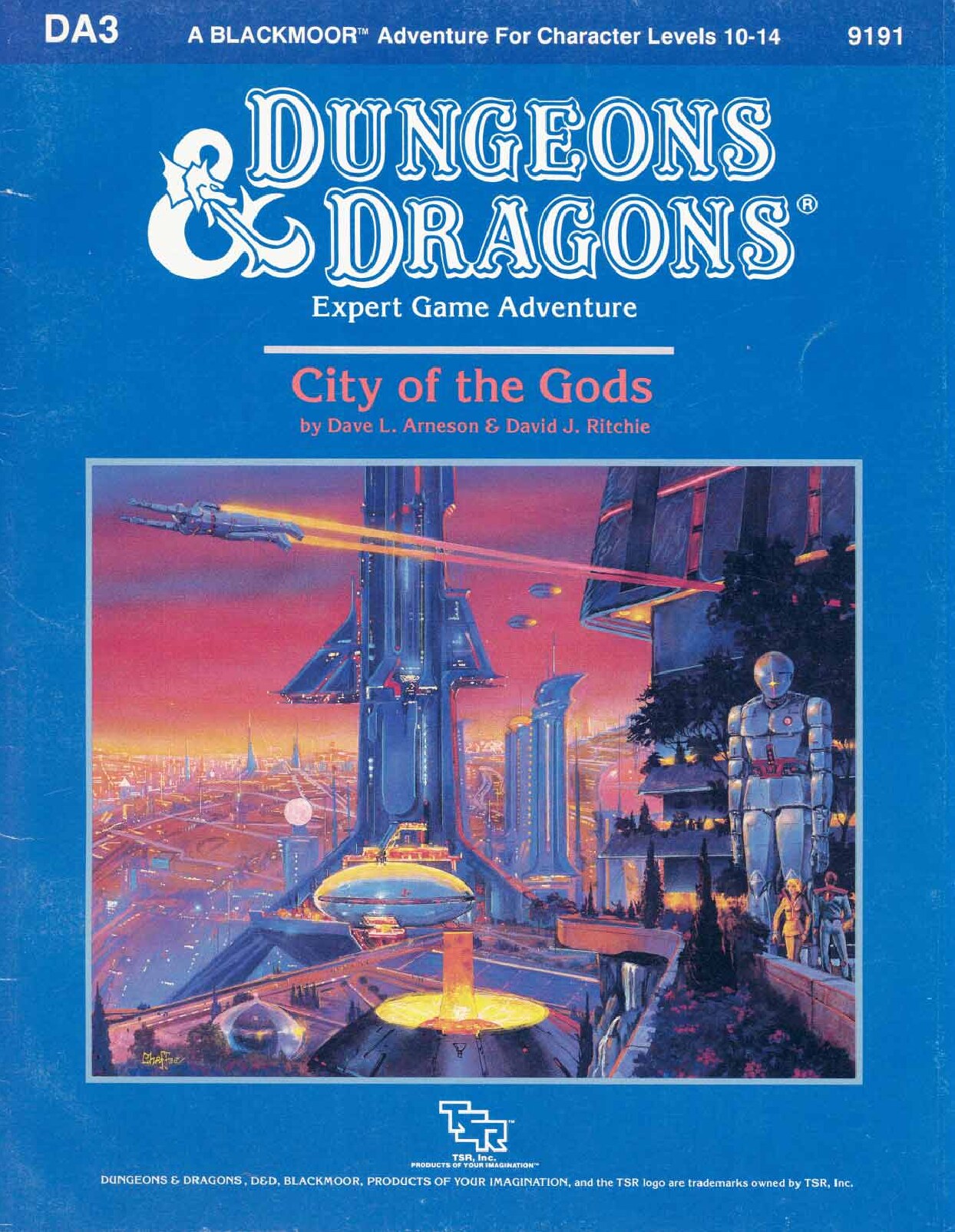 TSR 9191 DA3 City of the Gods