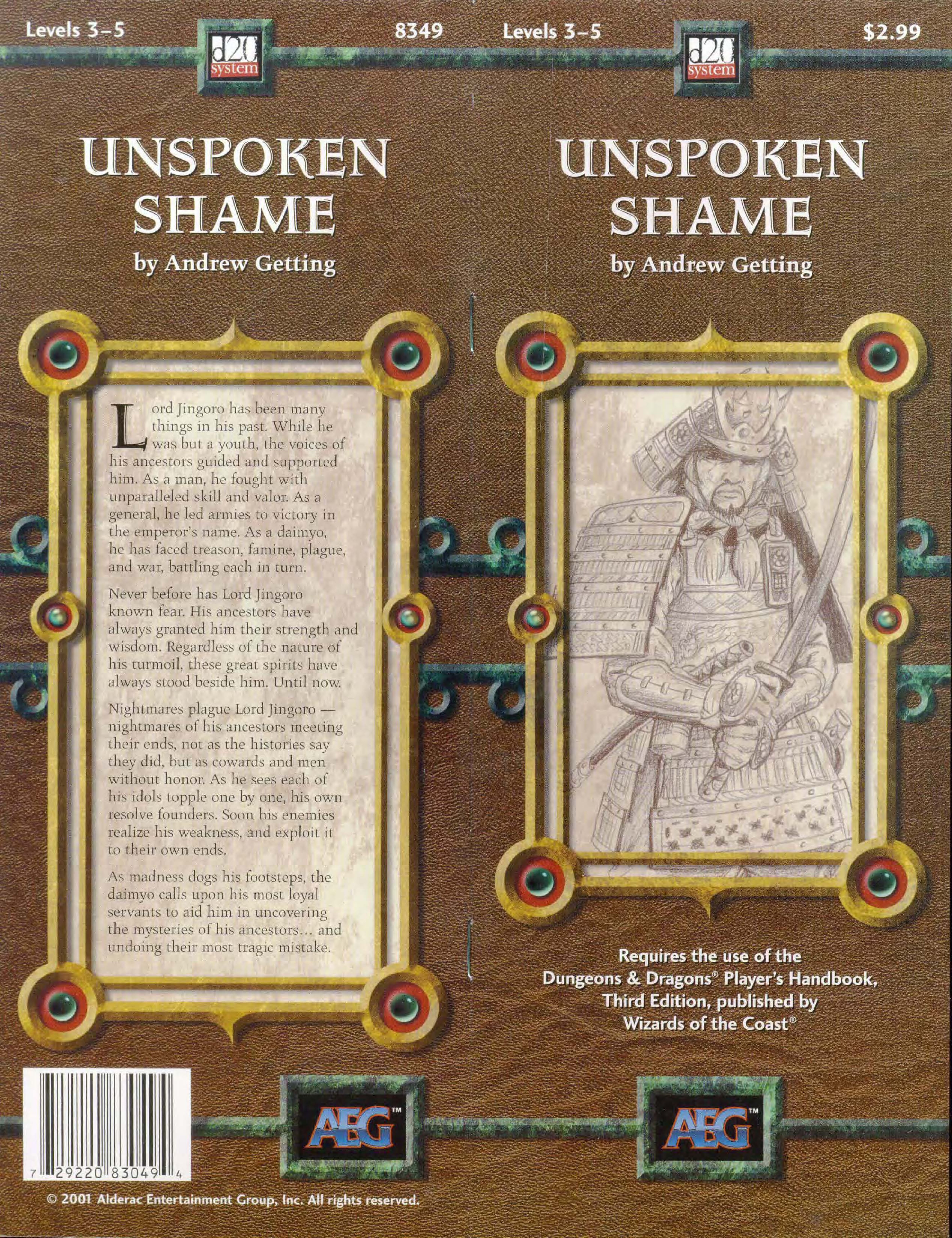 Unspoken Shame