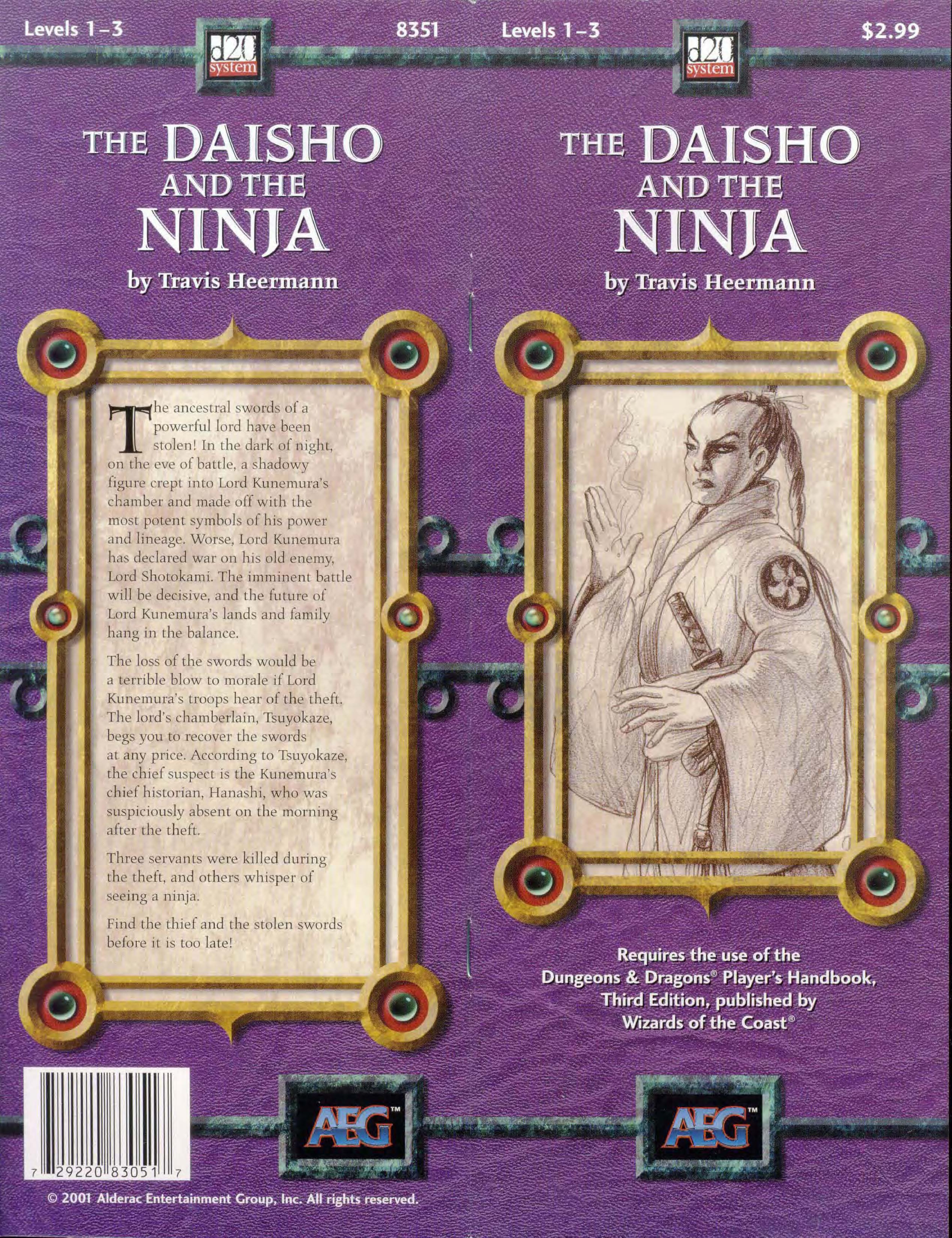 The Daisho And The Ninja