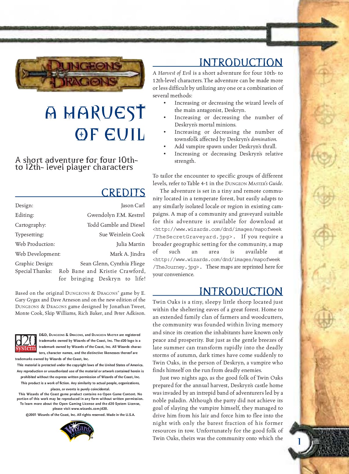 A Harvest Of Evil