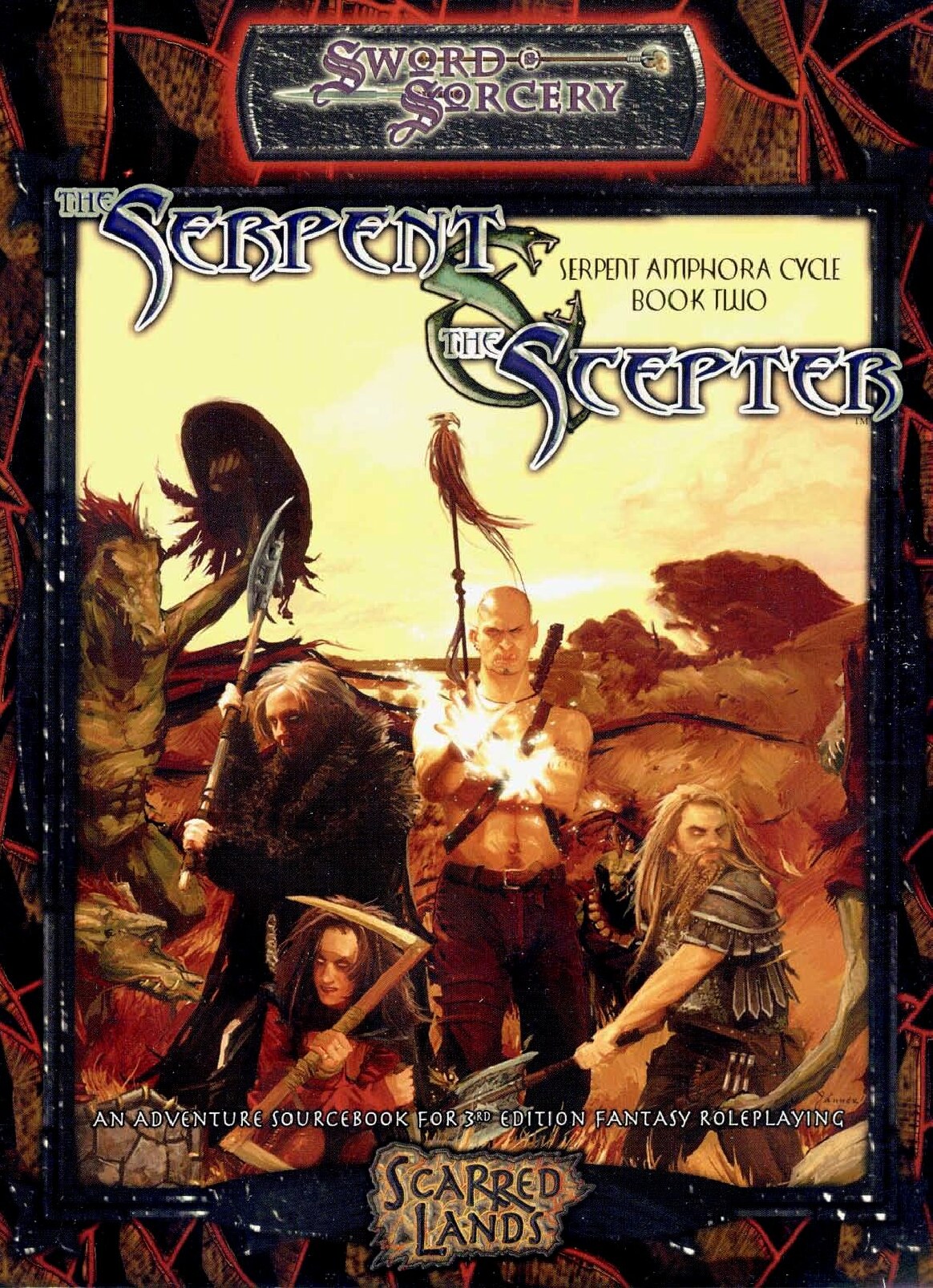 WW8333 Scarred Lands - Serpent Amphora Cycle 2 - The Serpent & The Scepter (4th-5th)