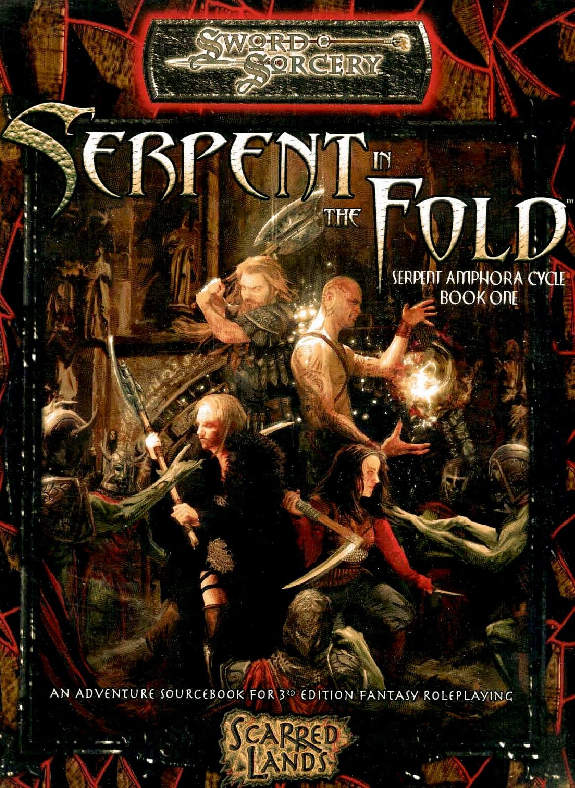 WW8332 Scarred Lands - Serpent Amphora Cycle 1 - Serpent in the Fold (3rd-4th)