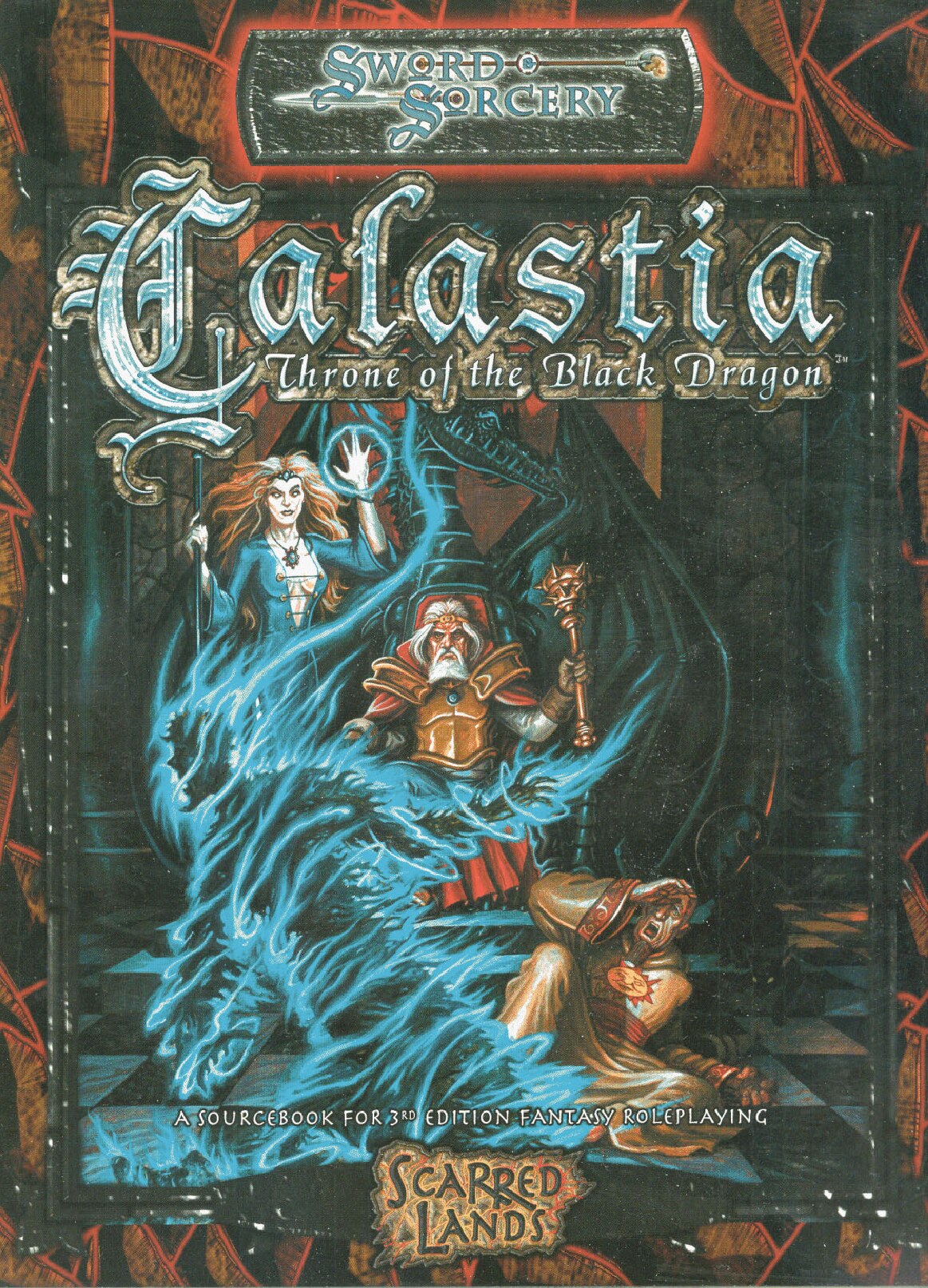 WW8324 Scarred Lands - Calastia - Throne of the Black Dragon