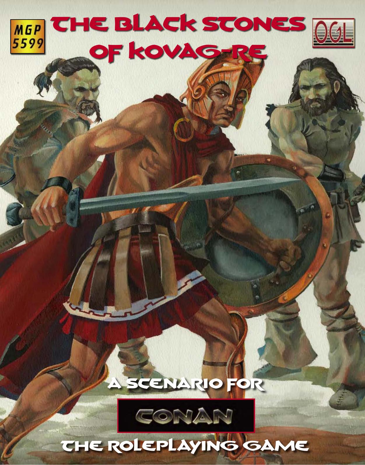 Conan D20 1e The Black Stones of Kovag Re