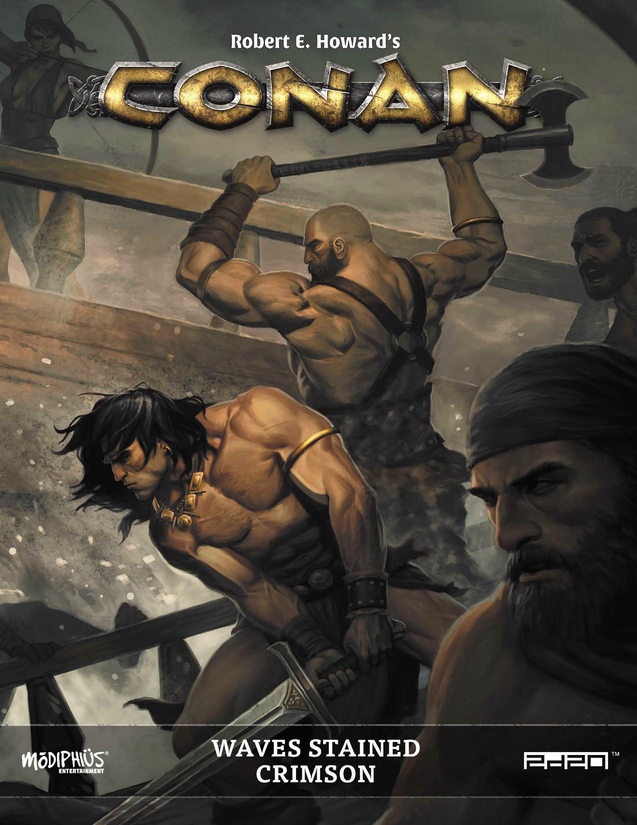 Conan Modiphius Waves Stained Crimson
