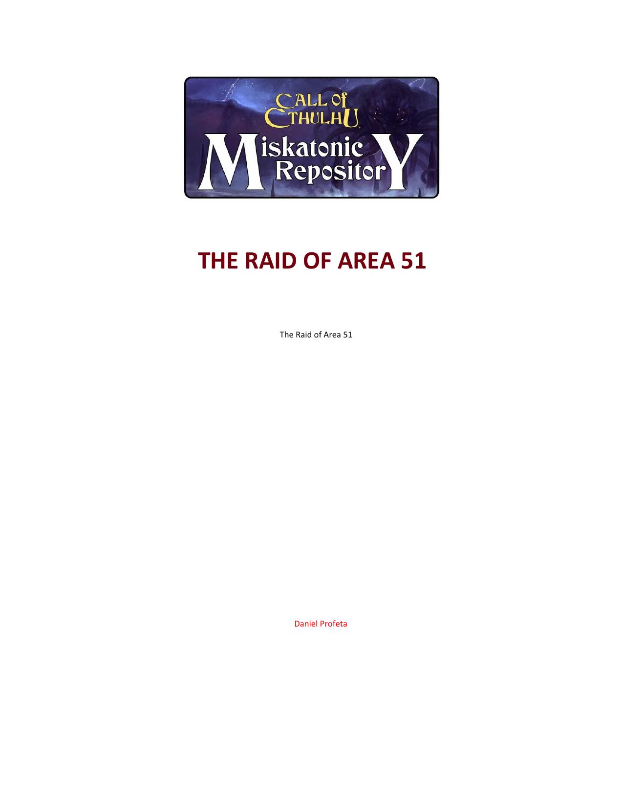 CoC - Miskatonic Repository - Modern Era - Time RIP 1