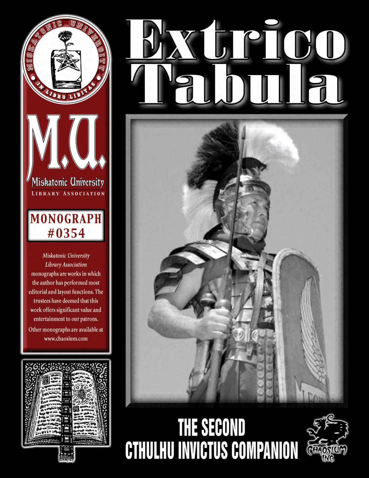 Monograph #354 - Miskatonic University - Cthulhu Invictus Companion 2