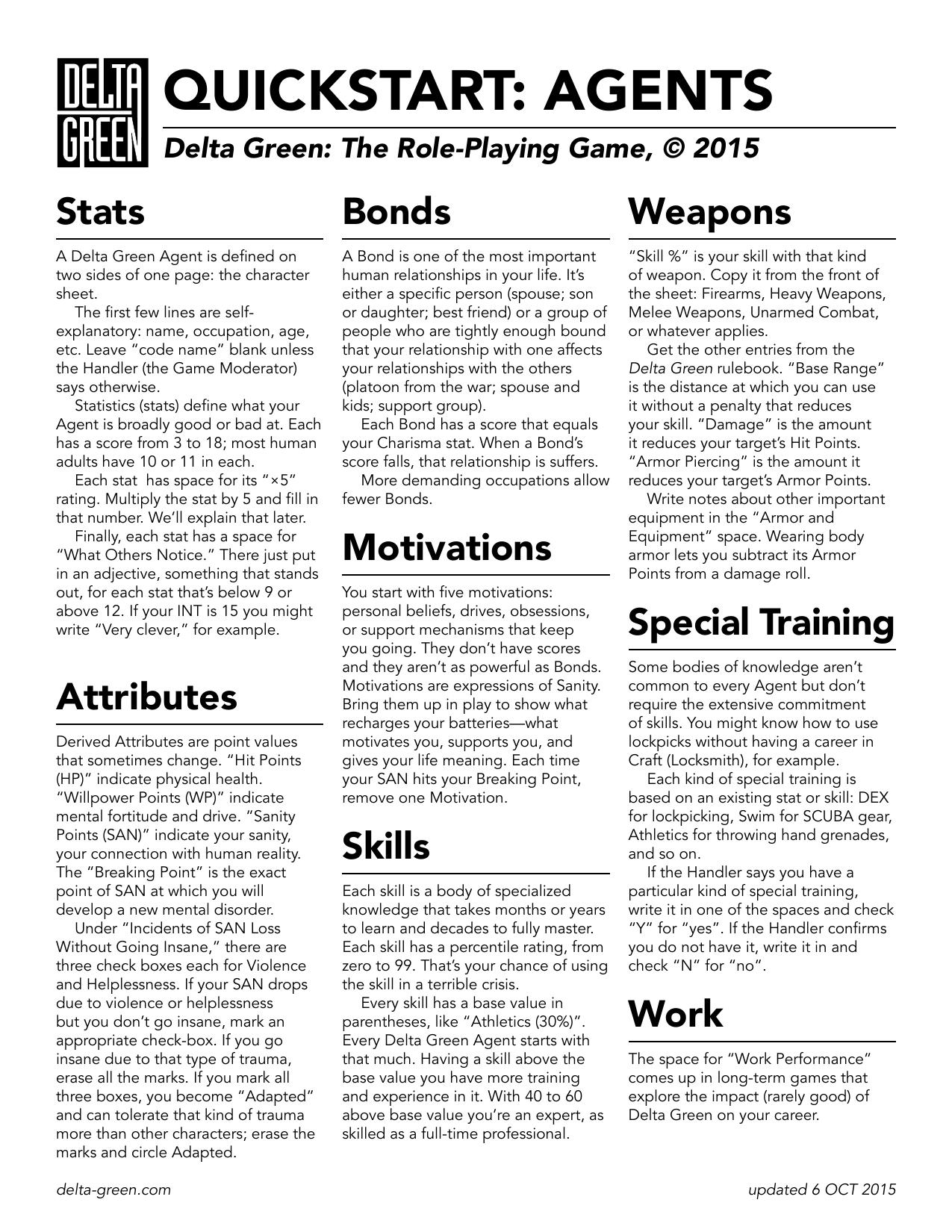 Delta Green RPG