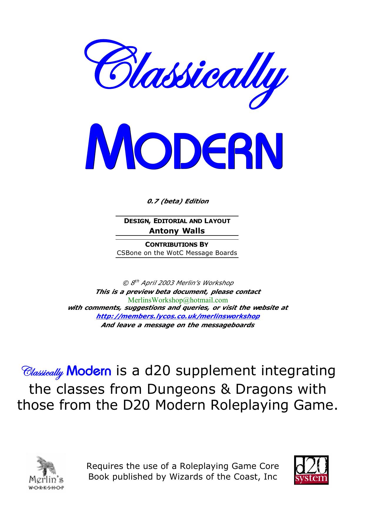 Classically Modern2