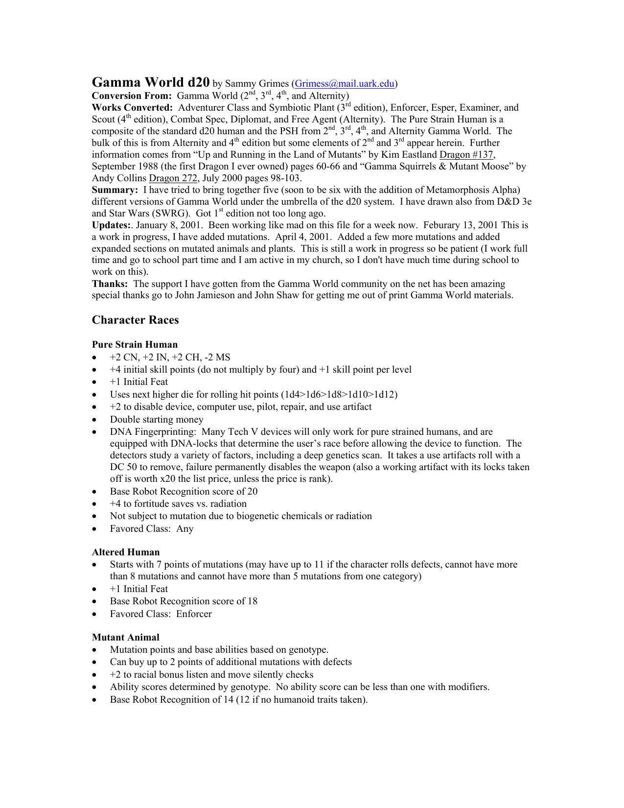 Gamma World d20