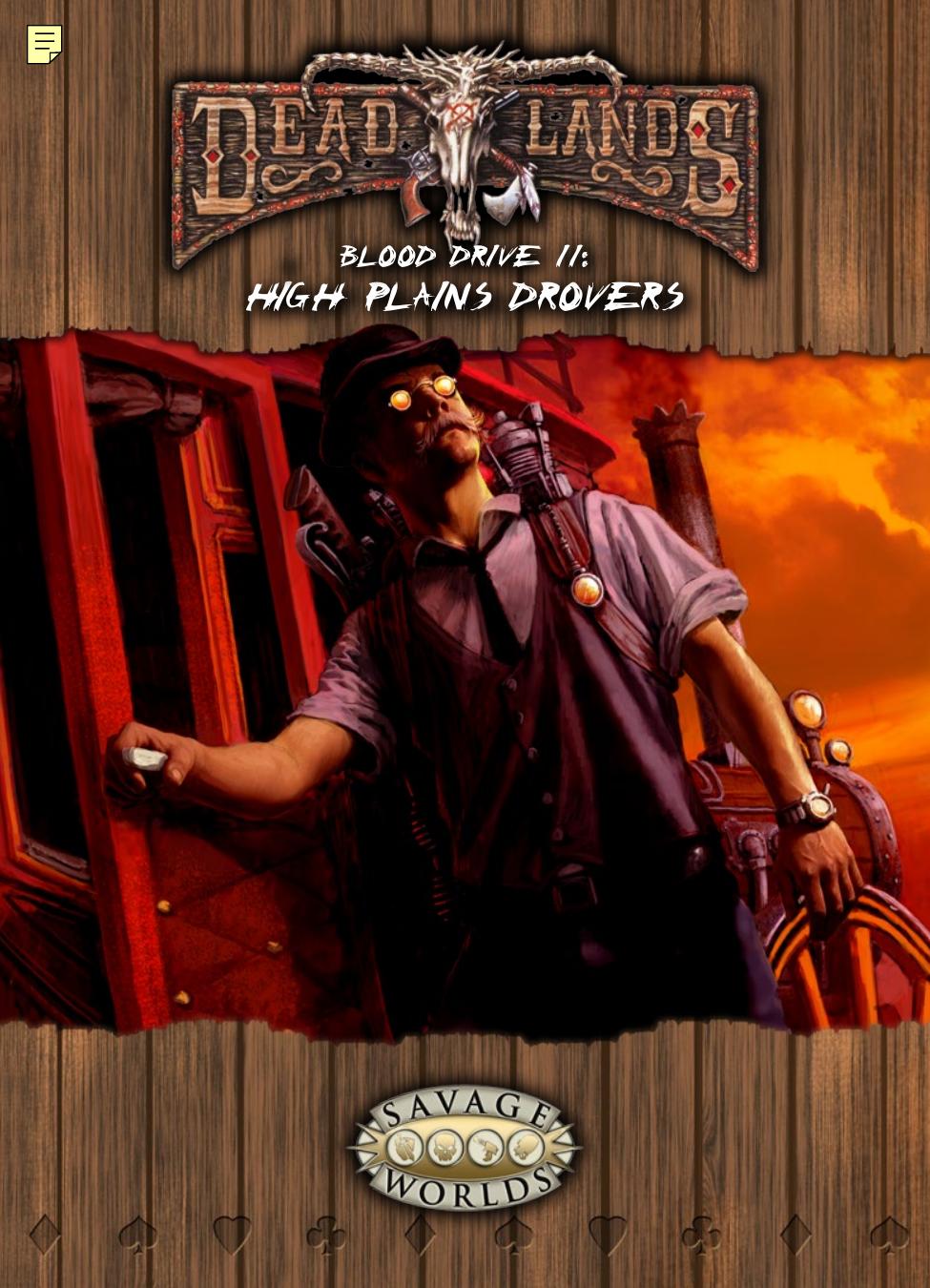 Deadlands Reloaded Adv Blood Drive 2 High Plains Drovers