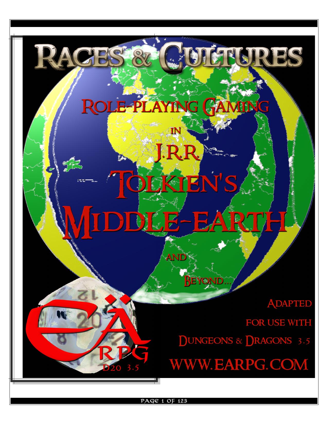 Eä d20 Middle-earth RPG Races