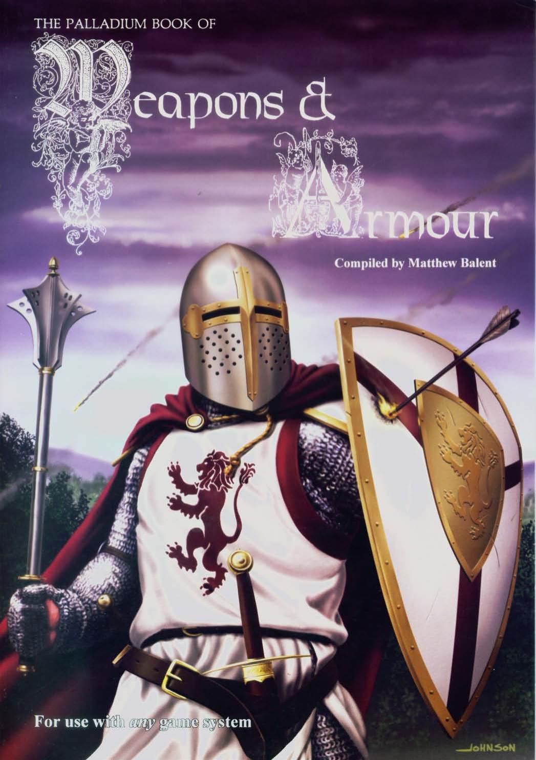 Palladium Book Of Weapons And Armor (3E)