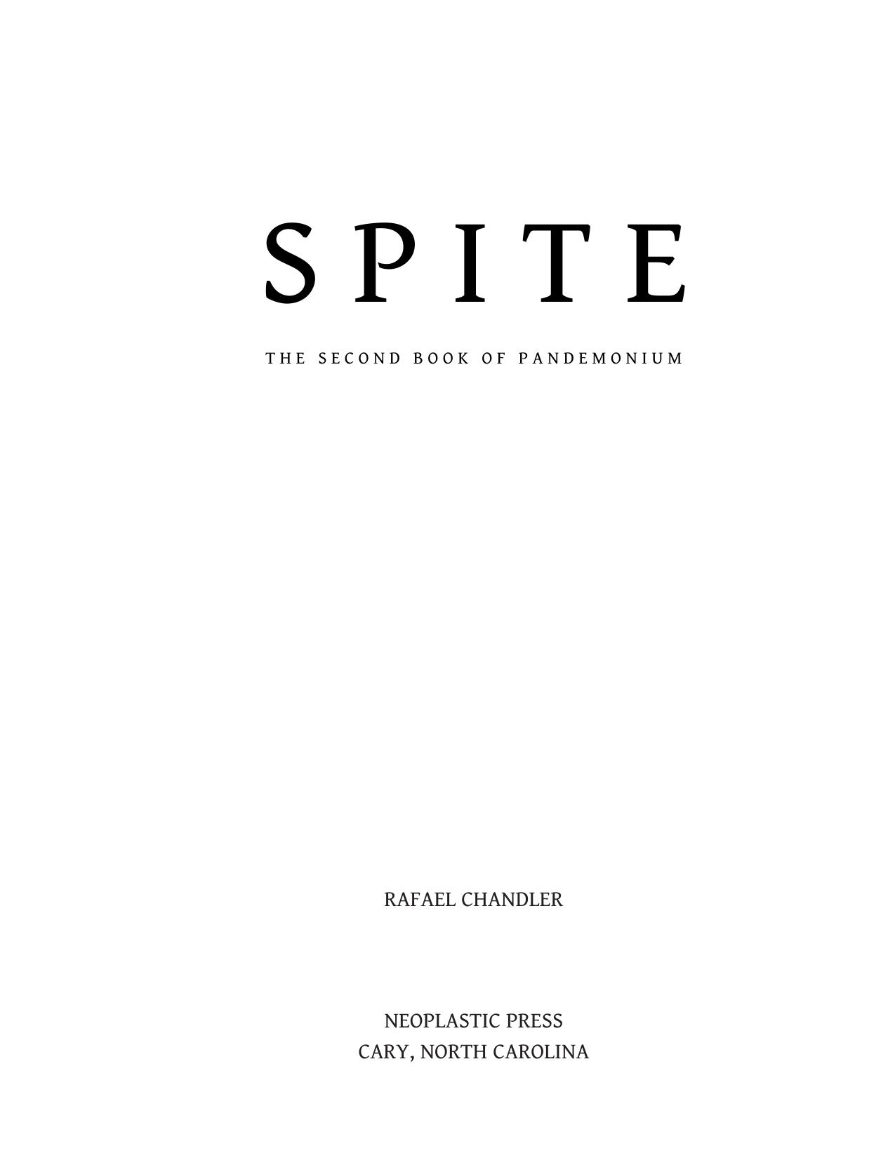 Pandemonium - Spite